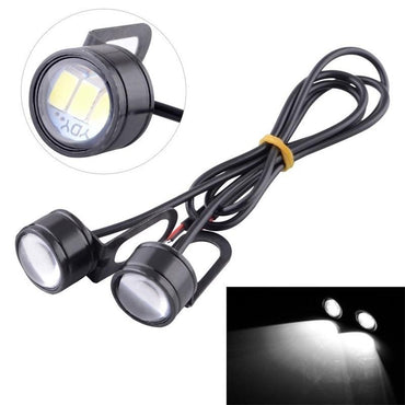 Led Auto 23mm cu Suport / 12V - 9W / GALBEN, 2 Buc/Set