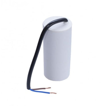 CONDENSATOR MOTOR CU SURUB SI FIRE - 7,5UF/450V