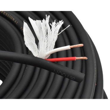 Cablu Audio Prof Rotund 2x2,5mm cu Bumbac / 8mm - 100m/Rol