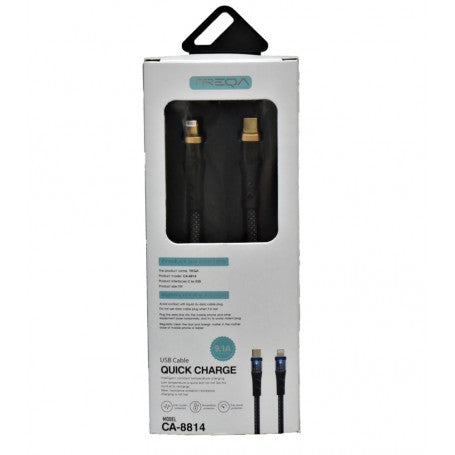 Cablu PD 9,1A Încărcare Rapidă iOS – Tip C / CA-8814