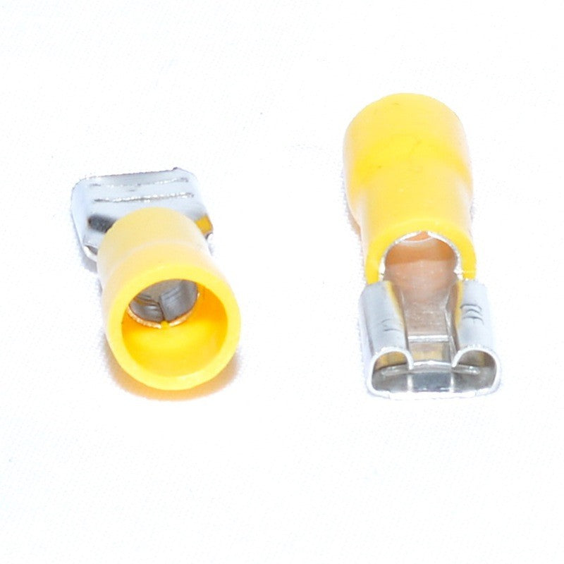Papuc Electric Galben Mama 6,3mm ,100buc/set