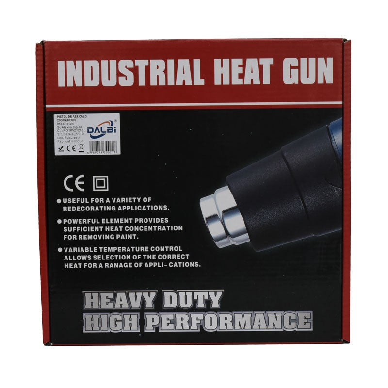 Pistol de Aer Cald 2000W cu Temperatura Reglabila / HF002