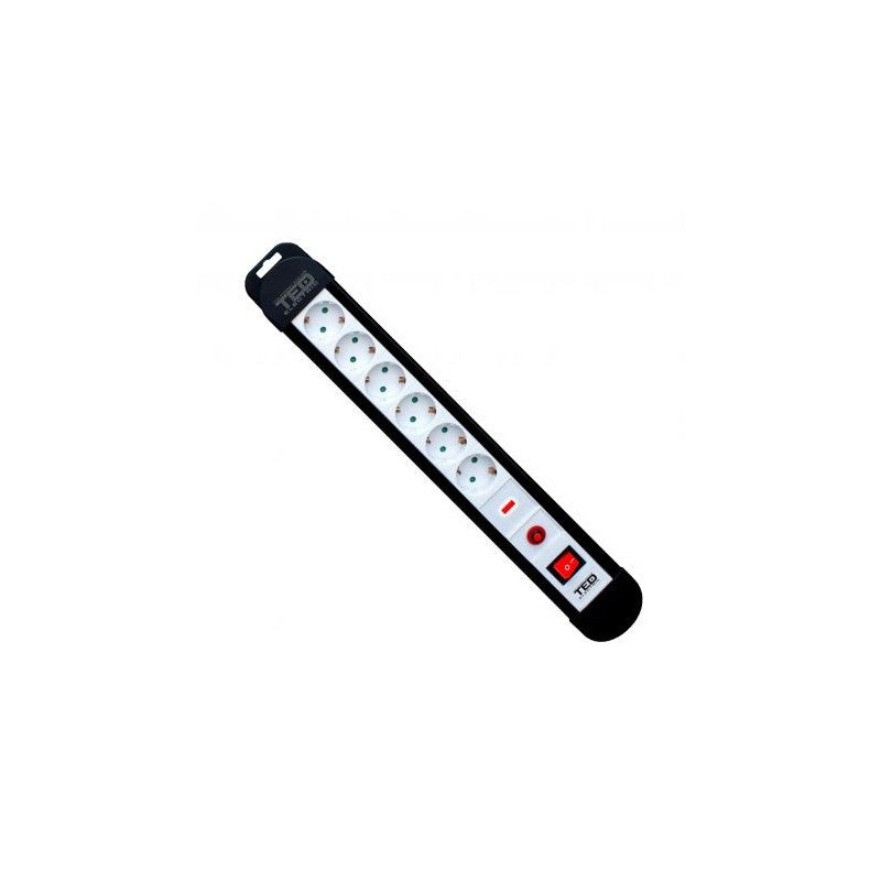 Prelungitor cu Protectie si Reset 1.5m 6 prize 3x1.5mm TED