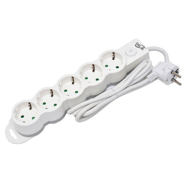 Prelungitor Electric cu Intrerupator, 5 Prize si Protectie Copii, Cablu 3x1mm / 5m