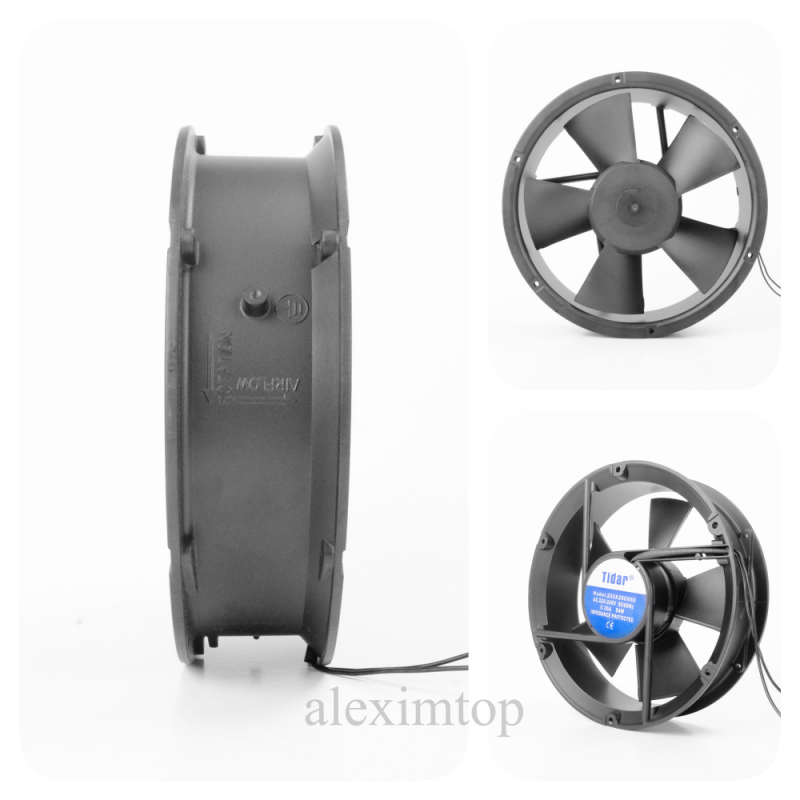 Ventilator Rotund 220V - 200x60mm