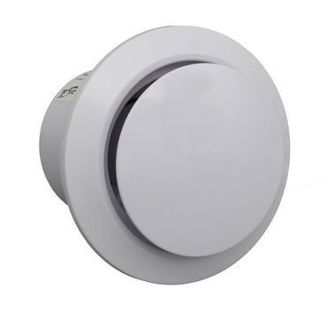 Ventilator Rotund de Baie A100 - 5W cu Clapeta Automata si Telecomanda Programatoare - IPX2