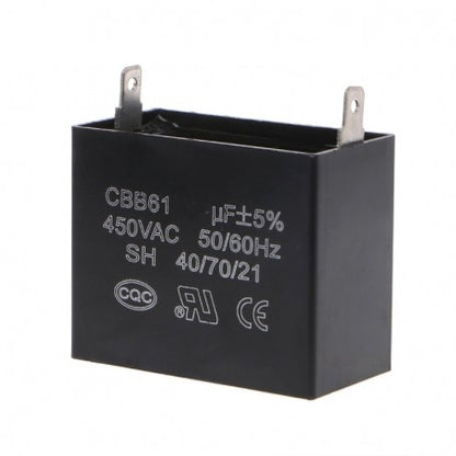 Condensator Dreptunghi Pornire Motor 2C 450V - 1uf