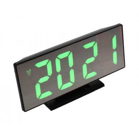 Ceas Oglinda cu Led Verde DS-3618L