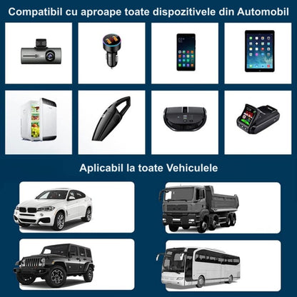 Spliter Bricheta Auto 2 Prize / 2 USB + 1 Tip C / M7