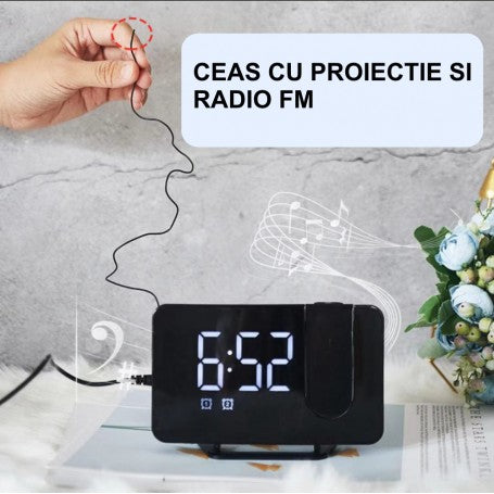 Ceas GH-0716 cu Proiectie si Radio FM