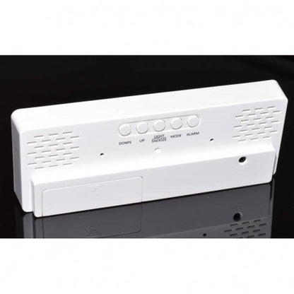 Ceas Alb Oglinda cu Lumina LED Alb, GH-0712L