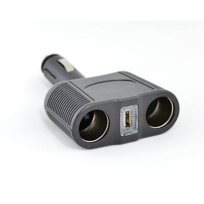 Spliter Bricheta Auto 2 Prize + USB 12V/24V-100W