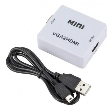 CONVERTOR MINI VGA2HDMI / VGA - HDMI - 1080P / HDV-552