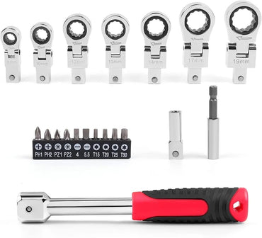 Set Profesional de Chei Clichet Flexibile cu Capete Interschimbabile