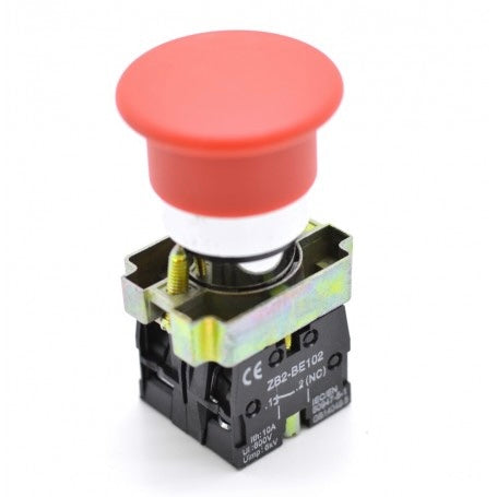 Buton Motor 220V Ciuperca Revenire ON-OFF BC45 Rosu