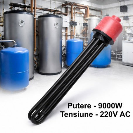 REZISTENTA ELECTRICA DE IMERSIE PENTRU BOILER 9000W - 220V AC