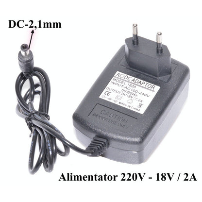 Alimentator Electric Stabilizat AC/DC, 220V-18V/2A
