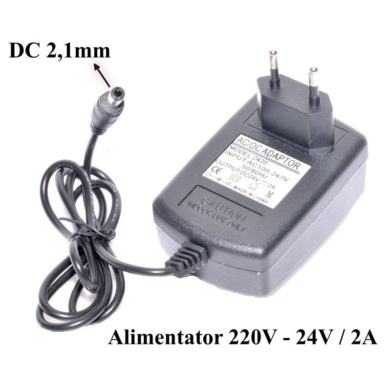Alimentator Electric Stabilizat AC/DC, 220V-24V/2A