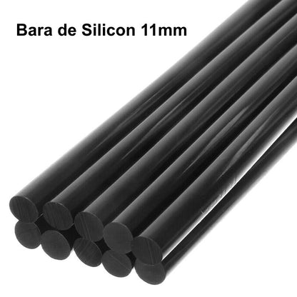 Bara de Silicon Negru 11mm