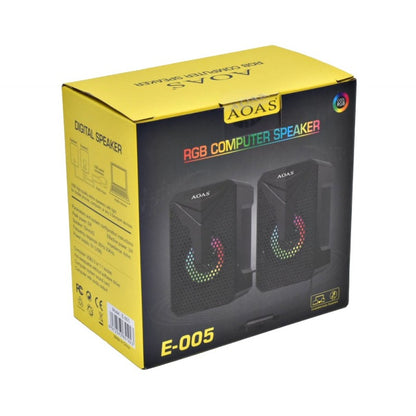 Boxe pentru Calculator cu Leduri RGB si Usb E-005
