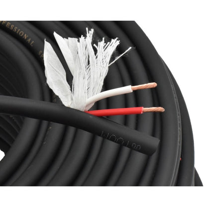 Cablu Audio Prof Rotund 2x2,5mm cu Bumbac / 8mm - 100m/Rol