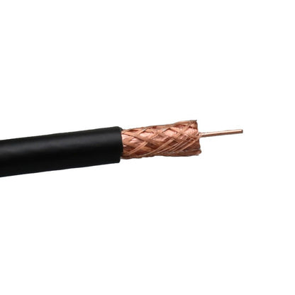 Cablu Coaxial TV RG6 Negru 75 Ohm Aluminiu-Cuprat / Rola/300m