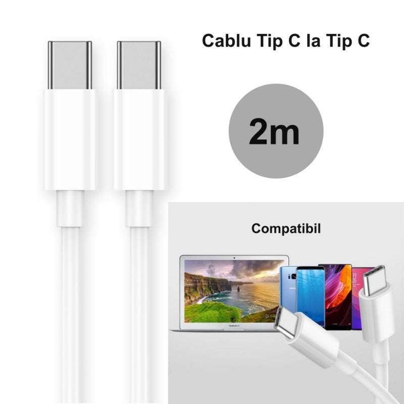 Cablu PD Fast Tip C la Tip C - 2m
