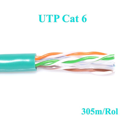 Cablu UTP Cat 6 Cupru Integral 8 Fire Ted, 305m/Rol