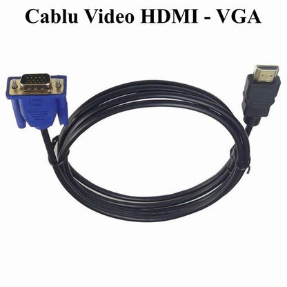 Cablu Video HDMI la VGA / 1,5m