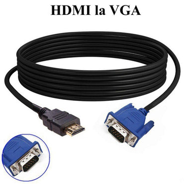Cablu Video HDMI la VGA / 3m