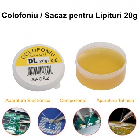 Colofoniu (Sacâz) Decapant pentru Lipituri – 20g