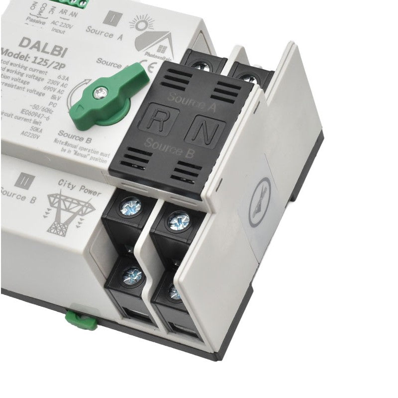 Comutator Automat de Transfer Fotovoltaic - ATS 125/2P - 63A