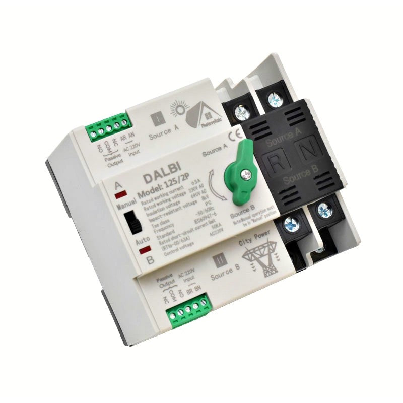 Comutator Automat de Transfer Fotovoltaic - ATS 125/2P - 63A