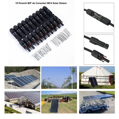 Conector MC4 de Sistem Solar Fotovoltaic