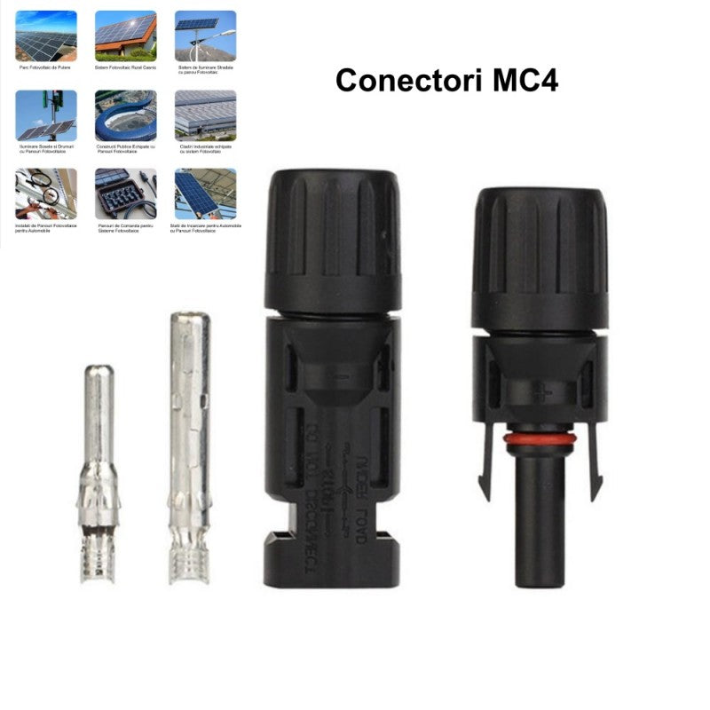 Conector MC4 de Sistem Solar Fotovoltaic
