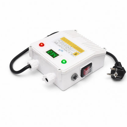 Cutie Comanda Pompa Submersibila 1.5HP 40uF 220V cu Voltmetru Digital