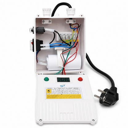 Cutie Comanda Pompa Submersibila 1.5HP 40uF 220V cu Voltmetru Digital
