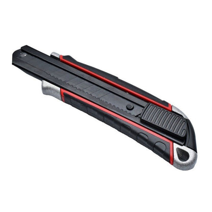 Cutter Profesional din Aluminiu cu lama 18mm Neagra