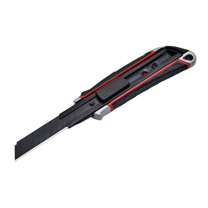 Cutter Profesional din Aluminiu cu lama 18mm Neagra