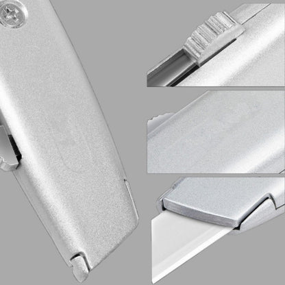 Cutter Profesional Metalic cu Lama Retractabila