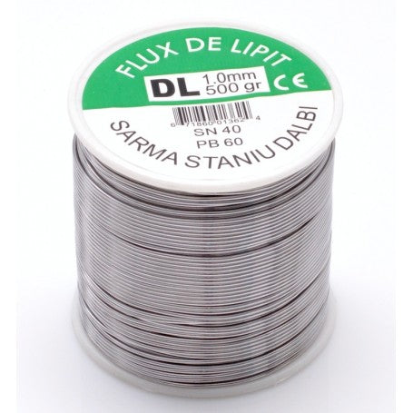 Fludor de Lipit cu Pastă – 500g, Ø 1 mm, SN40/PB60