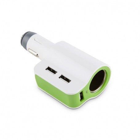 Încărcător Auto 3 x USB + Mufă Brichetă 3A