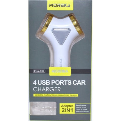 Încărcător Auto 4 x USB – 4000mA (4A)