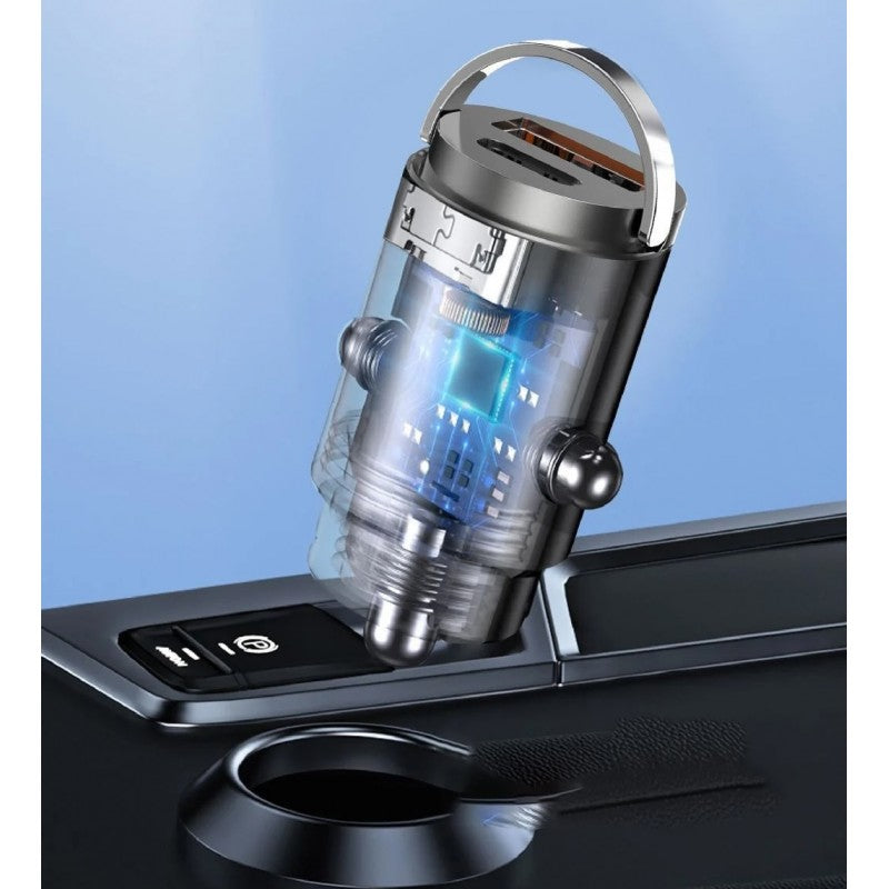 Incarcator Auto Slim Tip C Fast / Usb-PD - 100W-CC-326