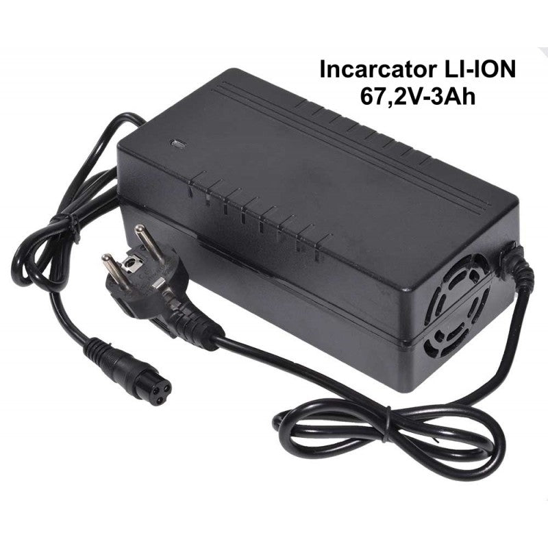 Incarcator Li-ion 67,2V-3Ah Mufa DIN 3 Pini