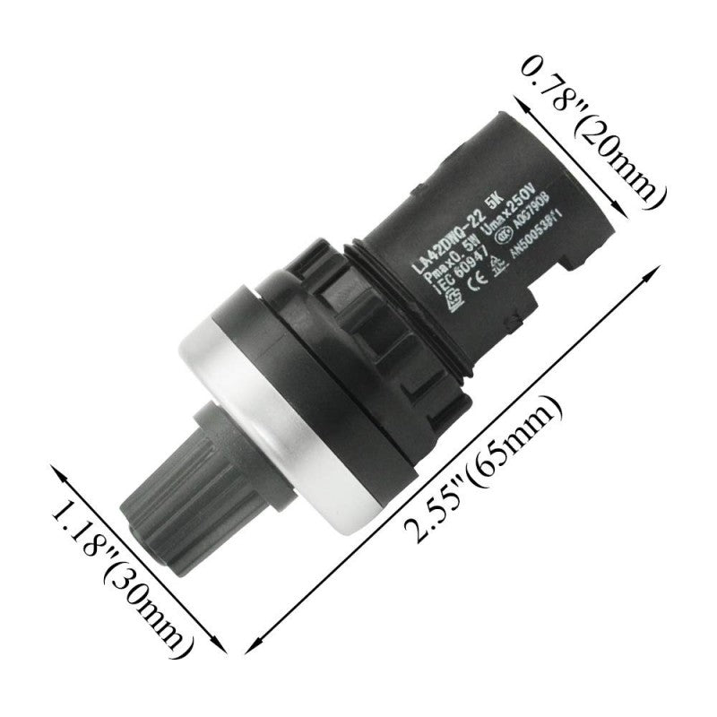 Intrerupator cu Potentiometru Rotativ de Viteza LA42DWQ-22 / 5K