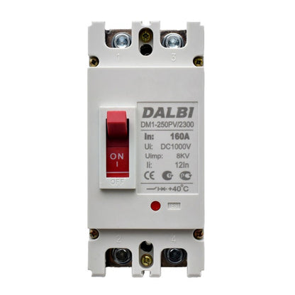 Intrerupator de Circuit Solar MCCB 2P-160A / 1000V DC