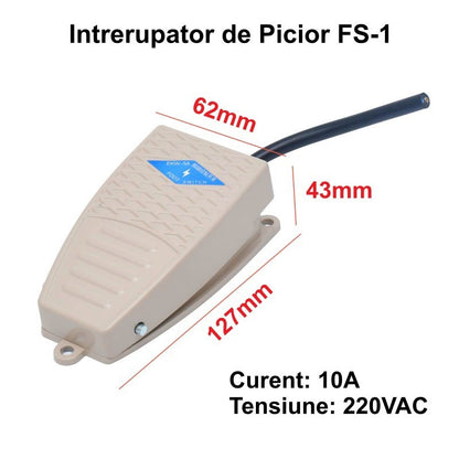 Intrerupator de Picior Pedala Mica FS-1