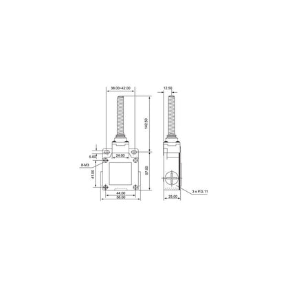 Limitator de Cursa cu Arc Metalic CSA-081