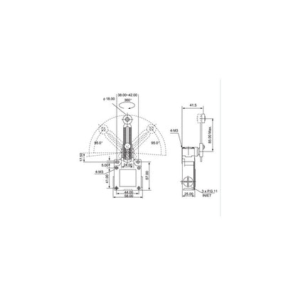 Limitator de Cursa cu Rola Balansata CSA-031